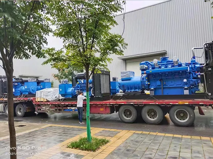 西安某房地产项目5台600KW发电机组